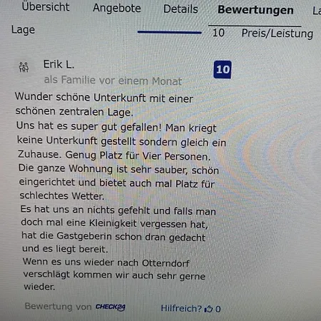 Apartament Kuestenmuschel Otterndorf